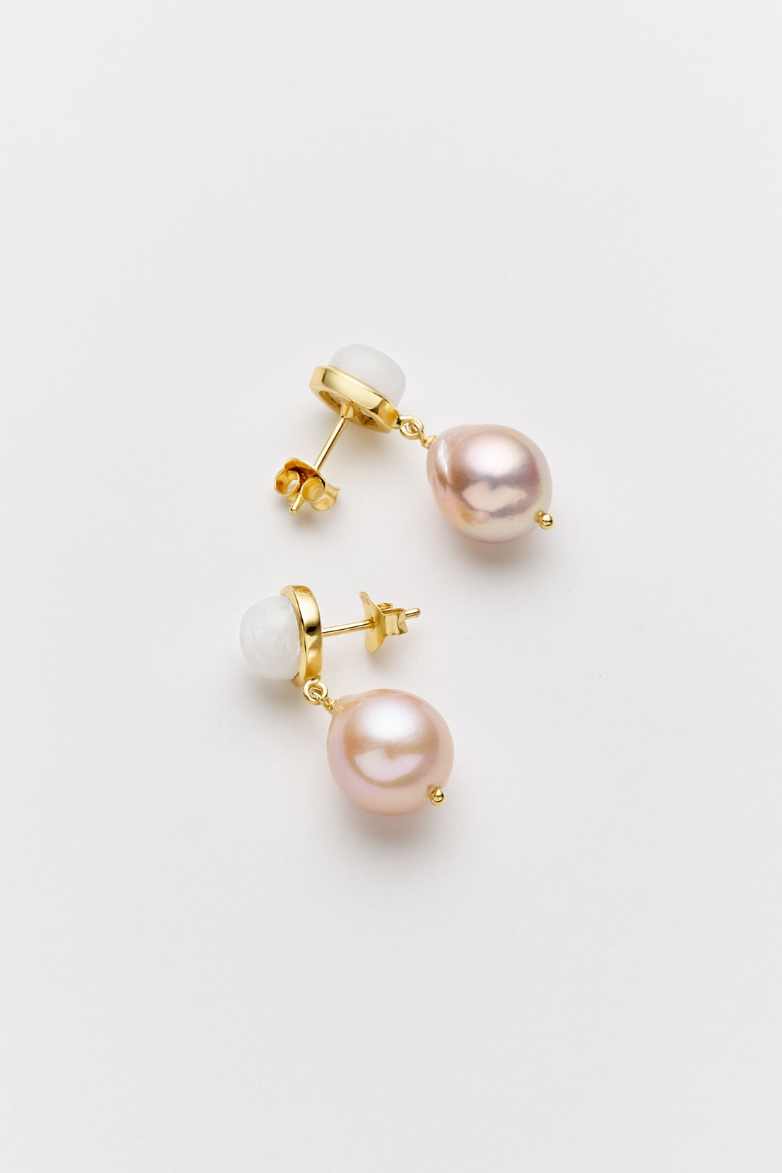 Judit Pink Pearls with Moonstone