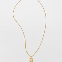 Collana con Pendente Lettera Piccola