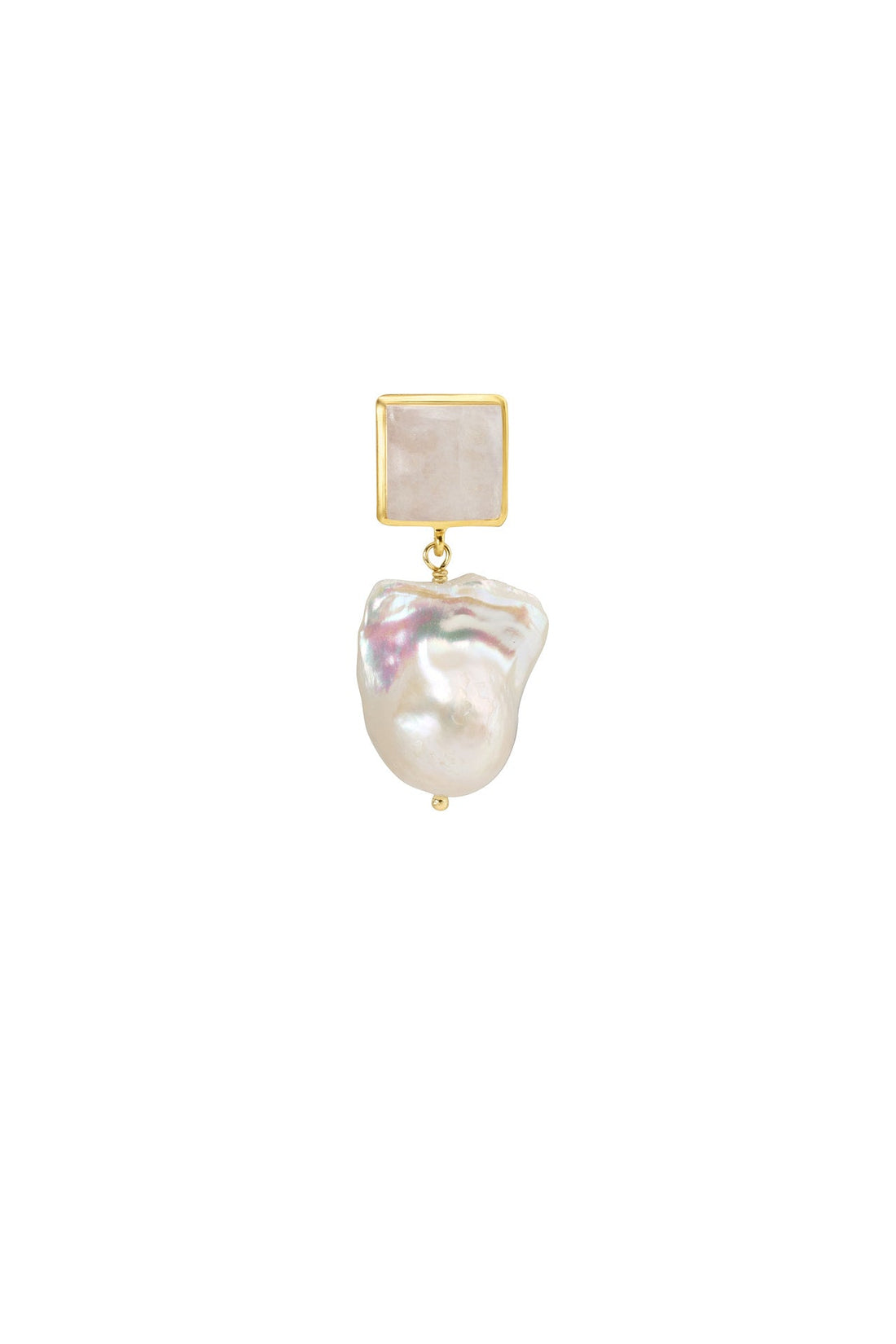 Pearl Earring Moonstone