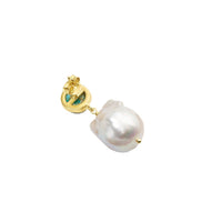 Pearl Earring Turquoise