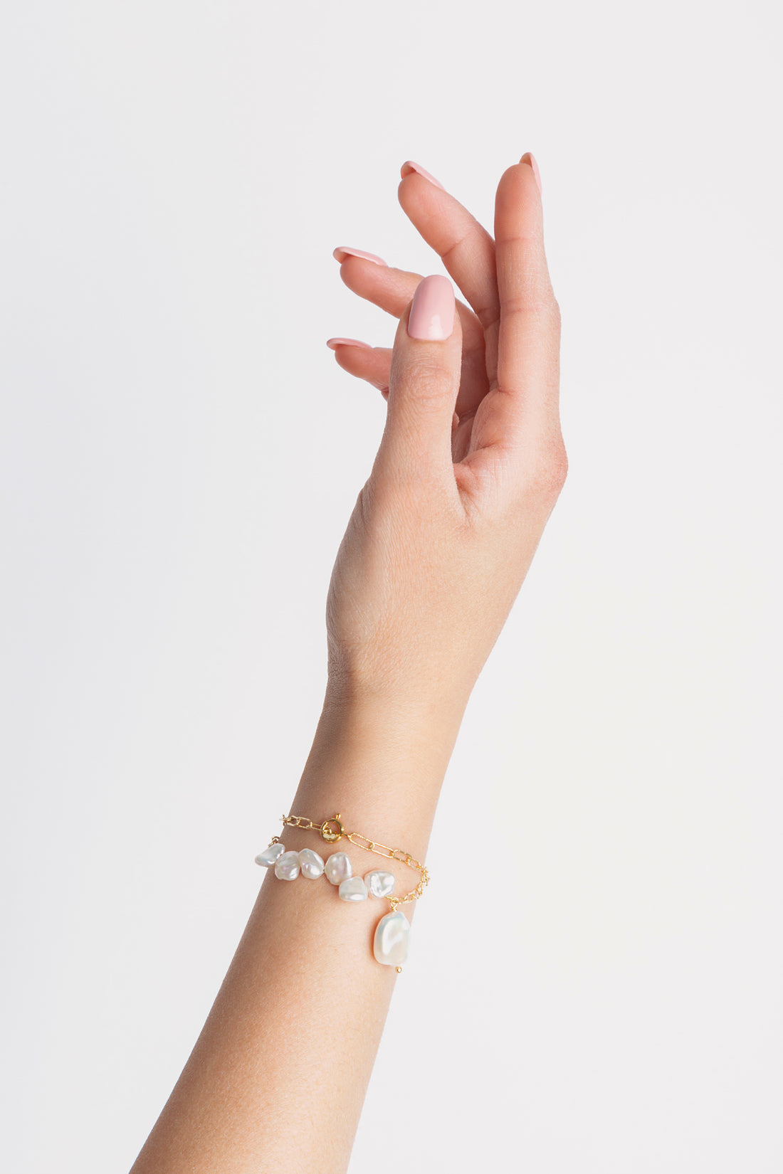 Bracciale Talia con catena e perle