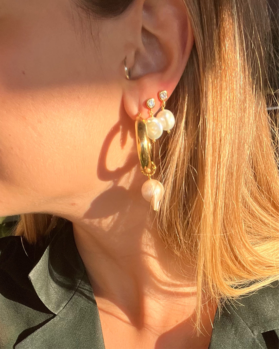 Zelda Hoop con perle