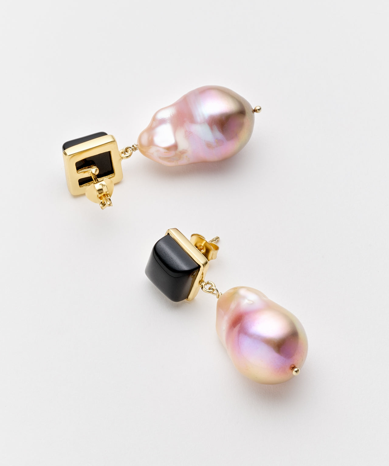 Delia Pink Pearls Earrings