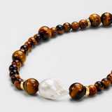Evelyn Tiger eye Necklace