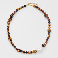 Evelyn Tiger eye Necklace