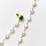 Elga Jade Pearl Earrings