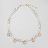 Nova Gemstone Pearl Necklace