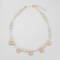 Nova Gemstone Pearl Necklace