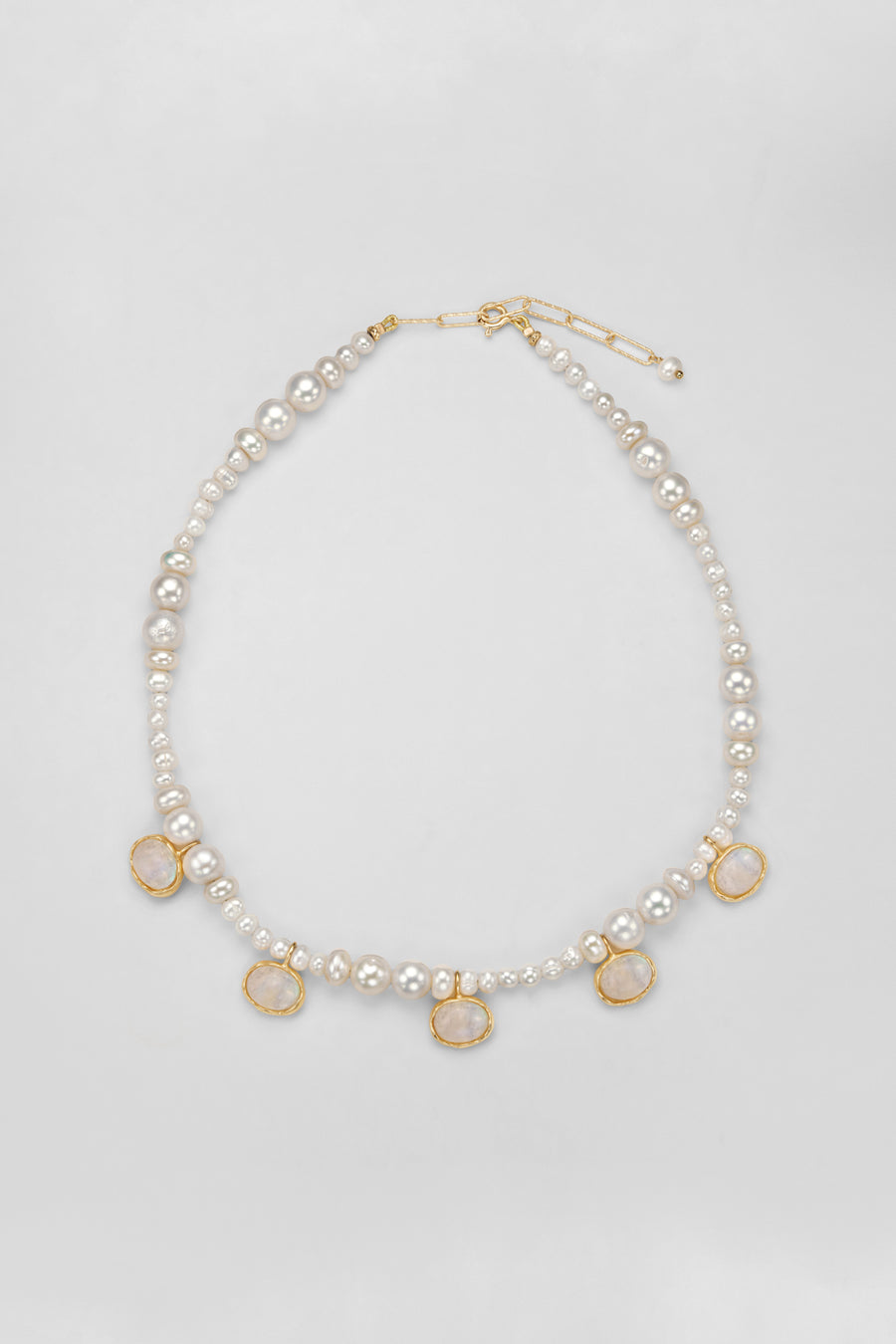 Nova Gemstone Pearl Necklace