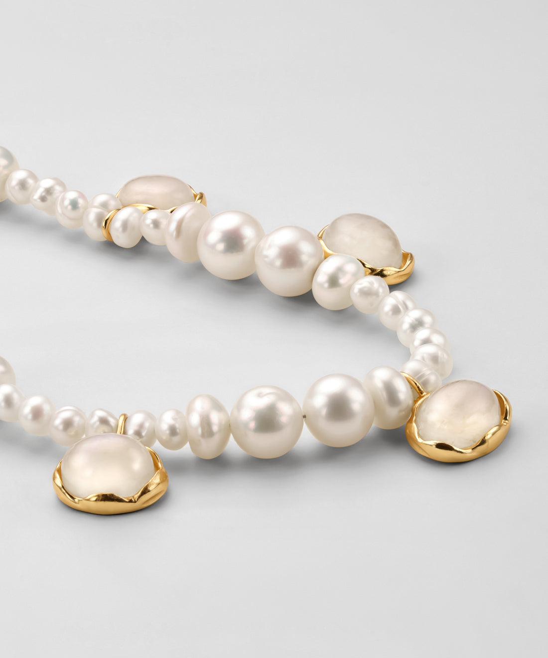 Nova Gemstone Pearl Necklace
