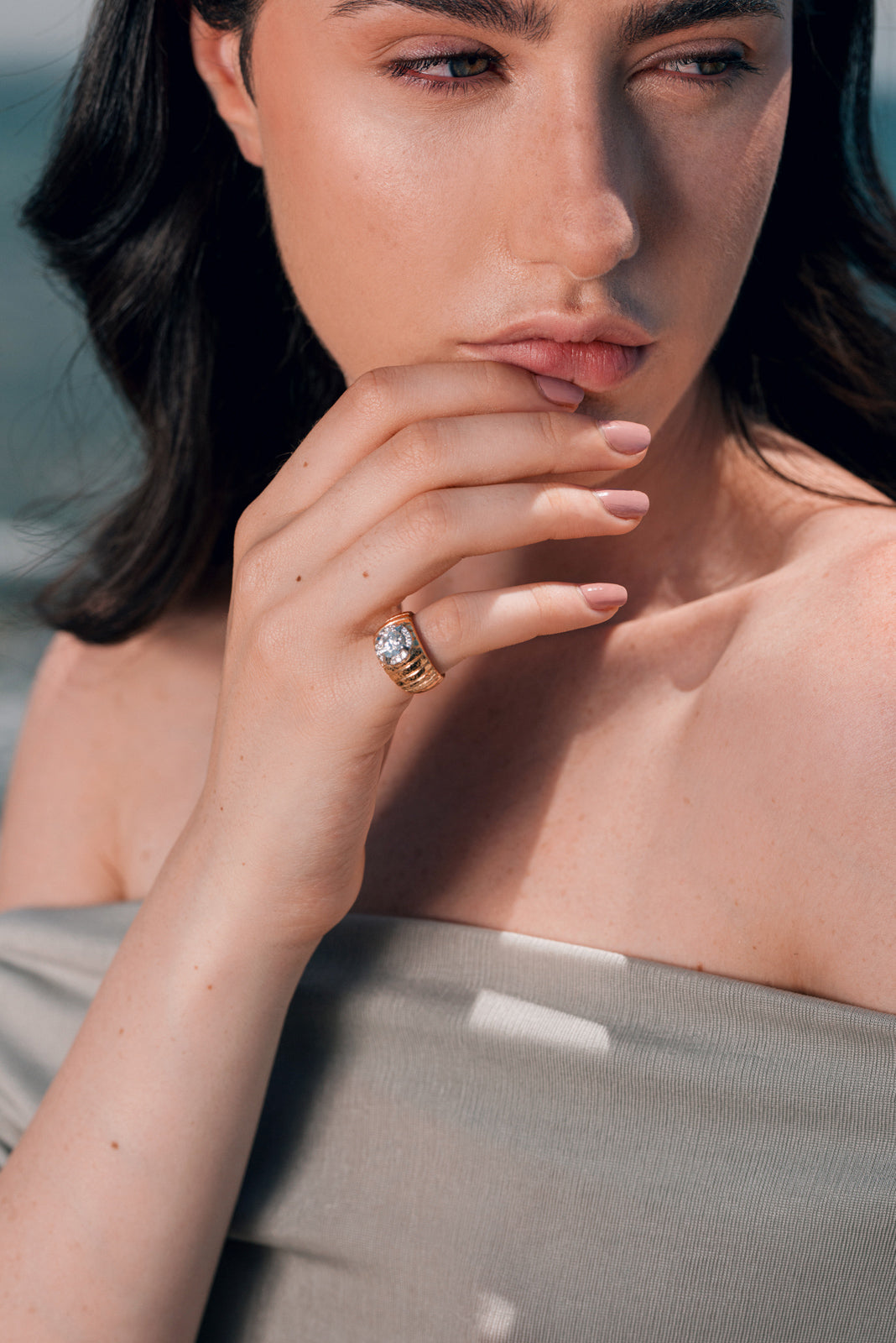 Tosca Moissanite Ring