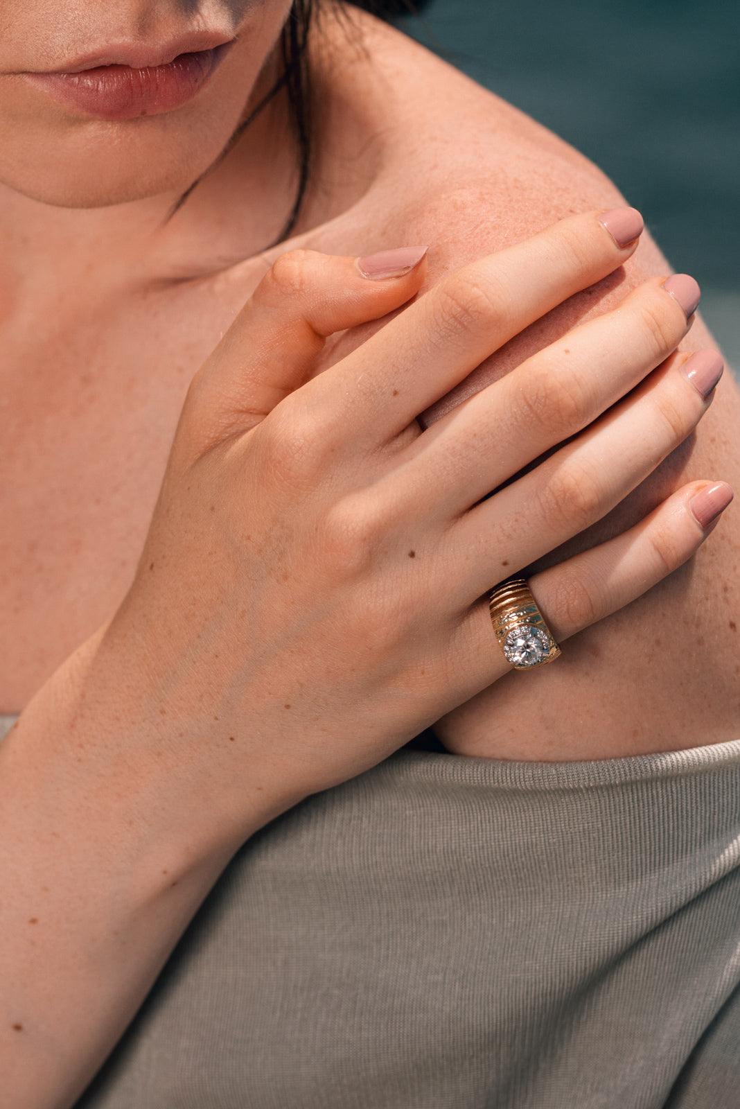 Tosca Moissanite Ring