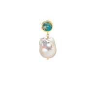 Pearl Earring Turquoise