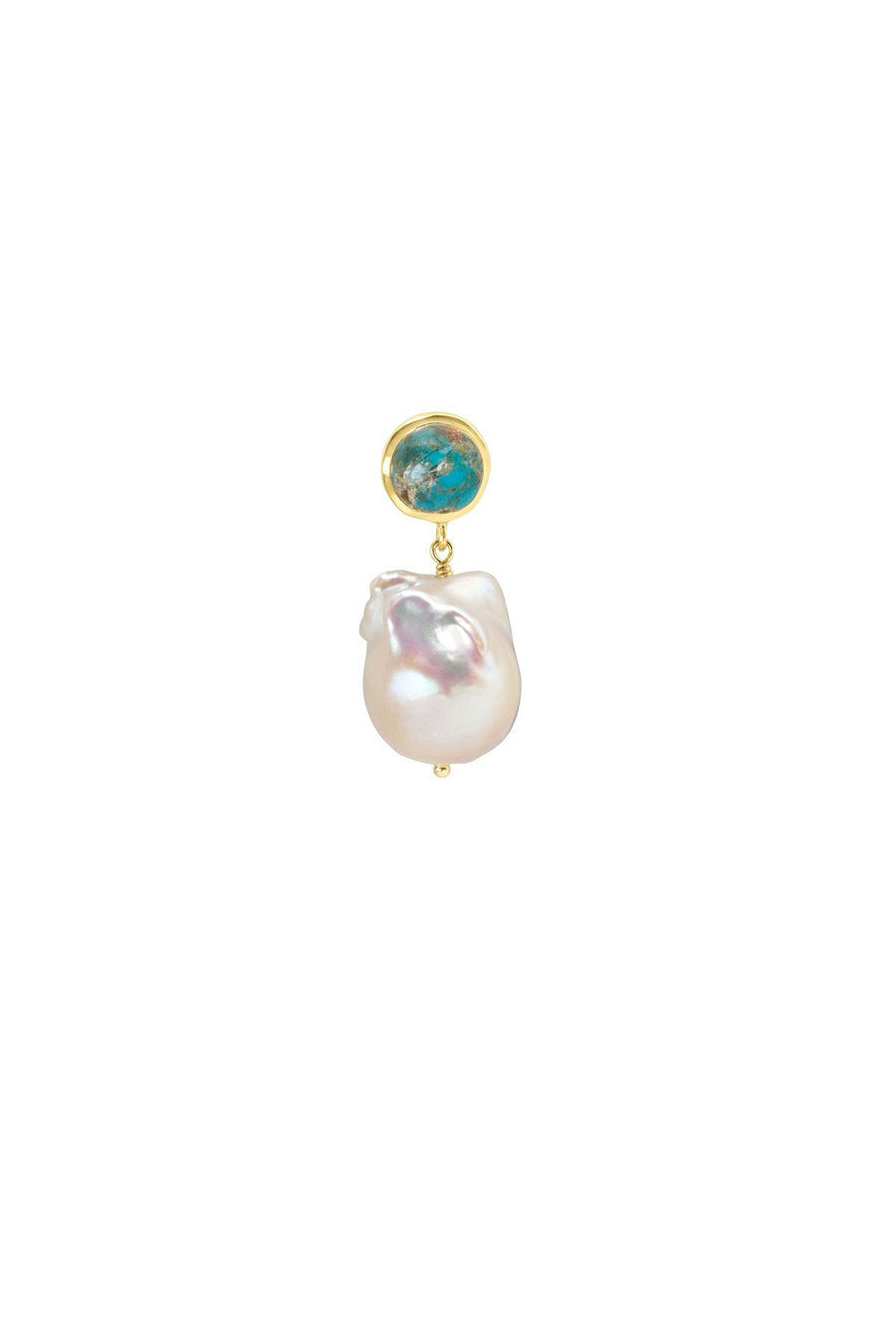 Pearl Earring Turquoise